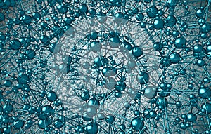 Fractal Rendering Molecular Atomic Crystal Ctructure