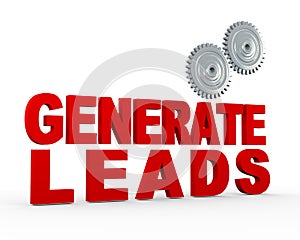 3d gear - generate leads photo