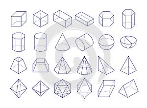 3D geometric shapes