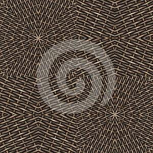 3d geometric wickerwork pattern