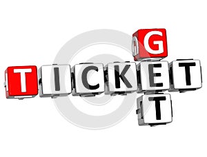 3D Get Ticket Crossword