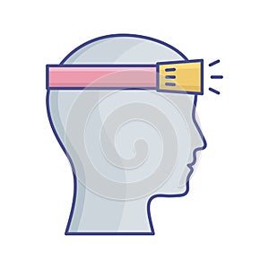 3d glasses   Flat inside vector icon which can easily modify or edit