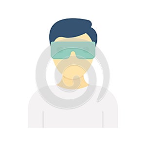 3d glasses  Flat inside vector icon which can easily modify or edit