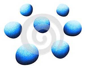 Bubbles 3d glossy shapes for creative artwork. Glittering art