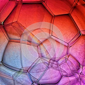 3d Glowing Colourful Bubbles