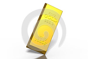 Gold bars weigh 1 kg. photo