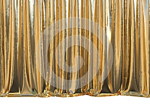 3D Gold curtains