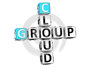 3D Group Cloud Crossword