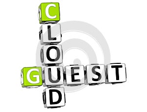 3D Guest Cloud Crossword