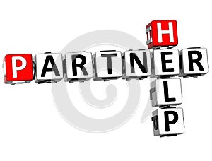 3D Help Partner Crossword