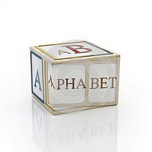 Alphabet Cube 3D Icon
