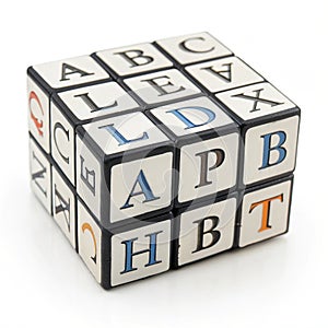 Alphabet Cube 3D Icon