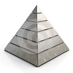 Pyramid Chart 3D Icon 2