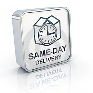 Same-Day Delivery 3D Icon photo
