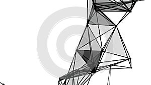 Abstract geometric polygonal structure