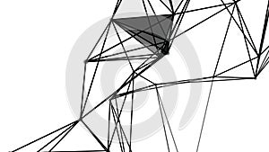 Abstract geometric polygonal structure