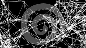 Abstract geometric polygonal structure