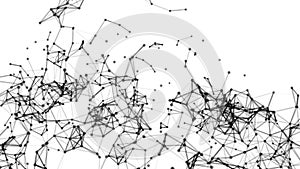 Abstract geometric polygonal structure