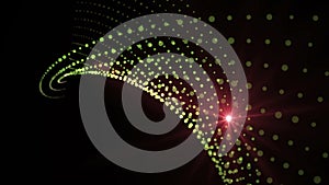 Abstract geometric polygonal structure