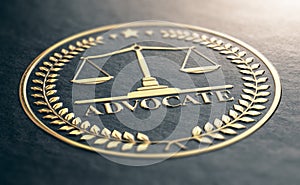 Golden Advocate Symbol