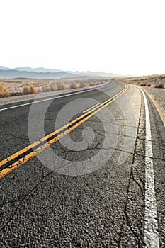 3D illustration of asphalt roads