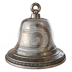 Bell icon 3D illustration isolated on white background