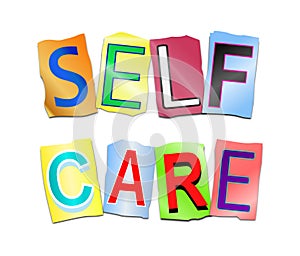 Self care concept. photo