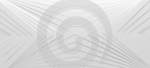 White Radiating Background (3D Illustration