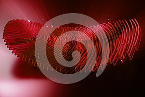 3D illustration Fingerprint scan provides security access with biometrics identification. Personal data hacking concept