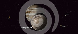 Ganymede jupiter satellite photo