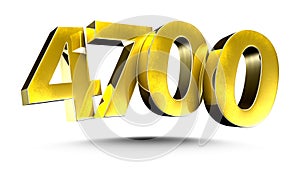 Number 4700 3d.