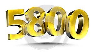 Number 5800 3d.