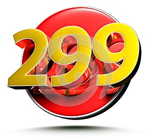 number 299 3d.