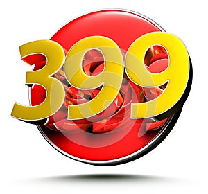 number 399 3d.