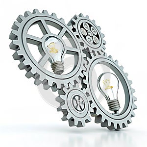 Innovation Symbol 3D Illustration photo