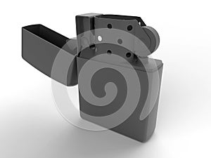 3D illustration of a lighter