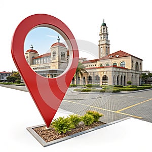 Location 3D Illustration