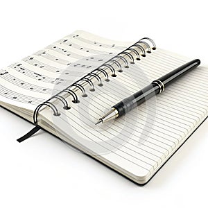 Note Review 3D Illustration