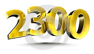 Numbers 2300 3d.