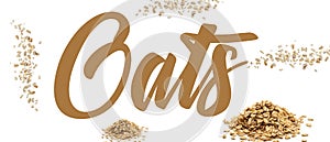 3d illustration of ` Oats `