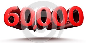 60000 red 3d.