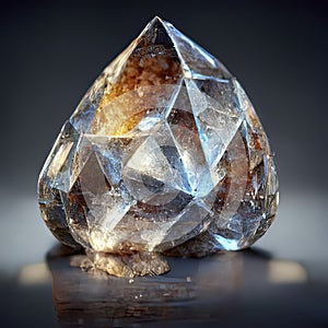 A illustration of a glooming star glas crystal