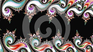 abstract fractal pattern, computer generated graphics