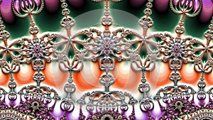 abstract fractal pattern, computer generated graphics