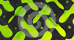 Illuminate background with gyroid graphical texture pattern. photo