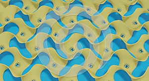 Fresh background with gyroid graphical texture pattern. photo