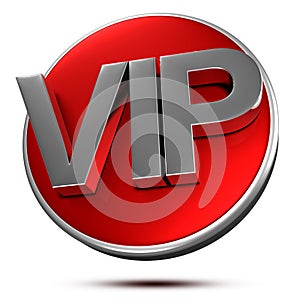 3D VIP icon.