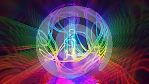 The meditation of astral yogi