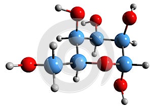 3D image of allosa skeletal formula photo