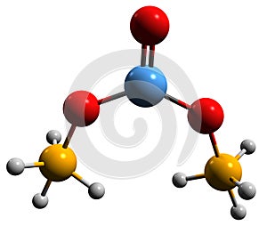 3D image of ammonium carbonate skeletal formula